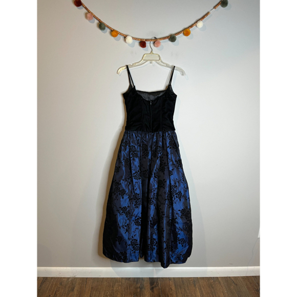 Gunne Sax by Jessica McClintock 90's Y2K formal corset dress - Picture 3 of 8